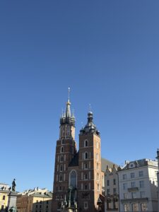 A krakkói Mária-templom tornyai