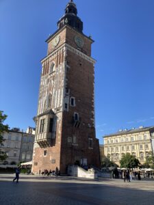 A krakkói Városháza tornya